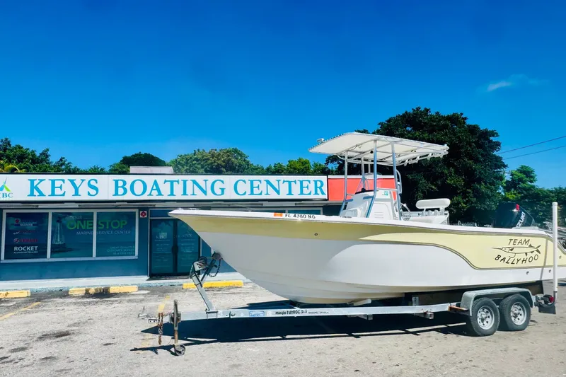 The Image of 2007 Sea Fox 236 CC boat on trailer at Keys Boating Center. - 1