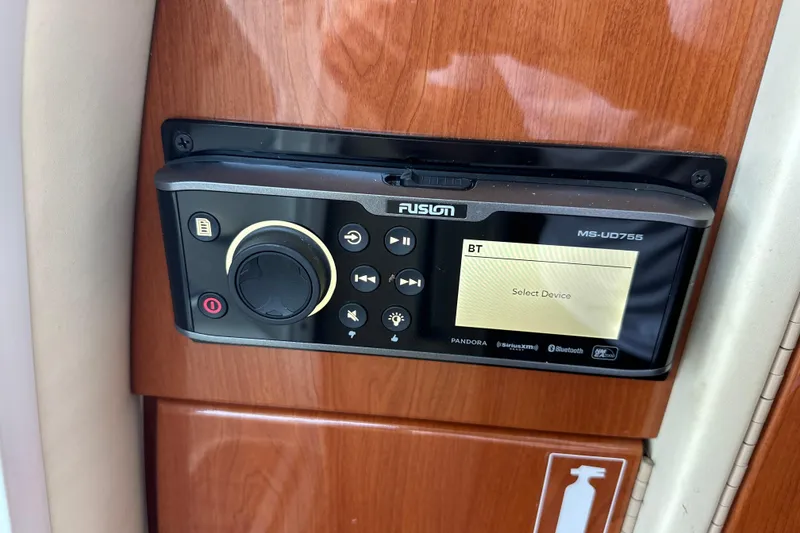 Slide: The Image of Interior of 2007 Formula 400 Super Sport yacht with wood cabinetry and kitchenette. - 51