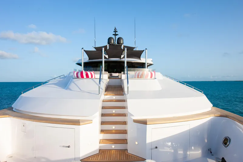Slide: The Image of Luxurious Trinity Yachts Trinity 160, 2000 model, cruising on serene blue waters. - 42