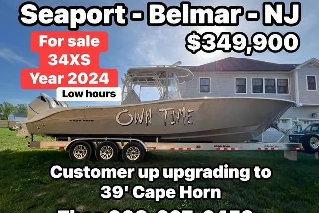 The Image of 2024 Cape Horn 34 XS boat for sale in Belmar, NJ, priced at $349,900. - 1