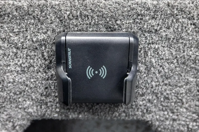 Slide: The Image of Scanstrut wireless charging mount on 2026 Lund 2075 Impact XS boat. - 39
