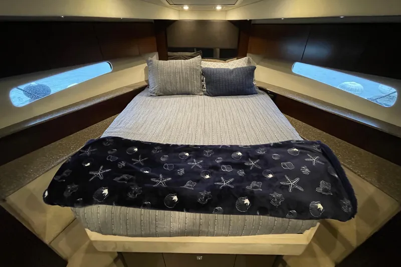 Slide: The Image of Bathroom interior of 2012 Cruisers Yachts 48 Cantius with shower and toilet. - 54
