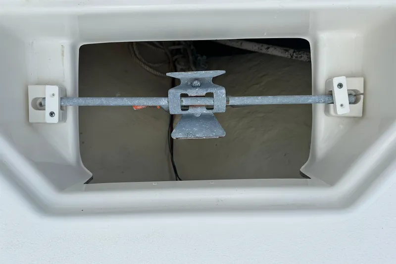 Slide: The Image of Anchor storage compartment on a 2019 NauticStar 2302 Legacy boat. - 6