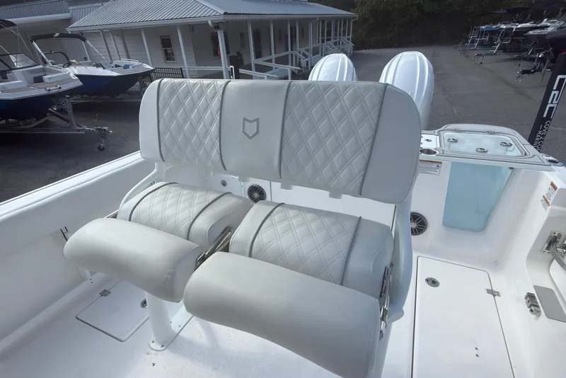 Slide: The Image of 2026 Sea Fox 268 Commander boat with luxurious quilted seating. - 10