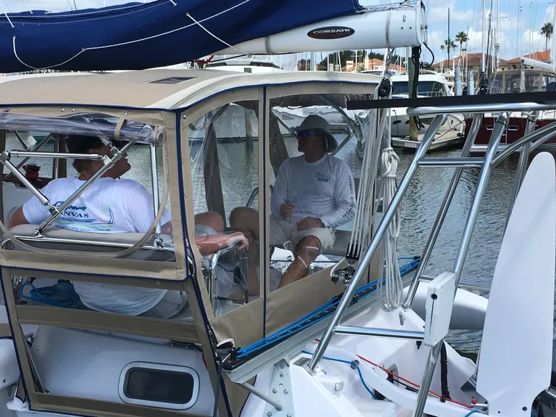 Slide: The Image of Bimini Enclosure Aft - 16