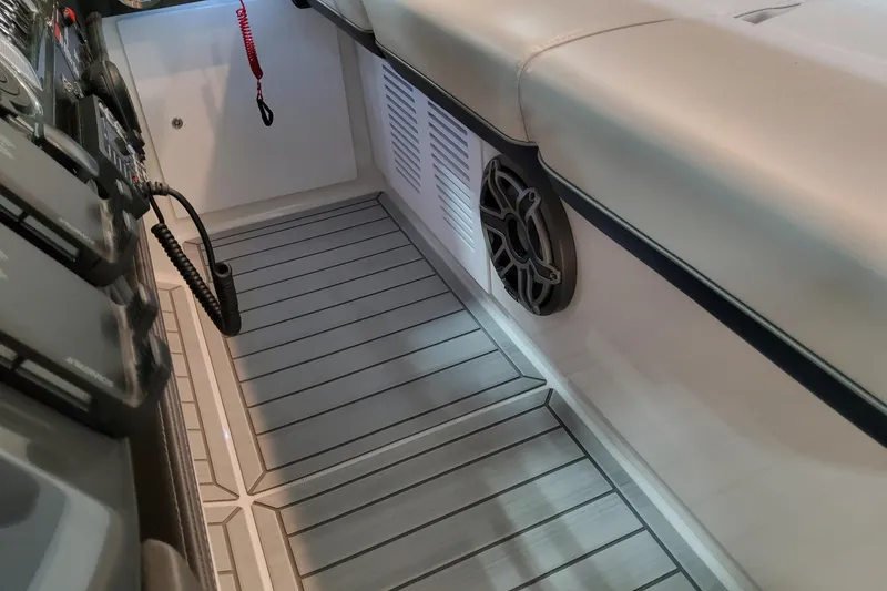 Slide: The Image of 2026 Formula 400 Super Sport Crossover interior with sleek flooring and modern controls. - 101