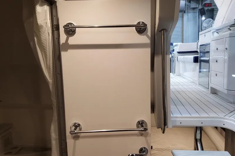 Slide: The Image of Interior view of 2026 Formula 400 Super Sport Crossover yacht, featuring sleek design and modern amenities. - 133