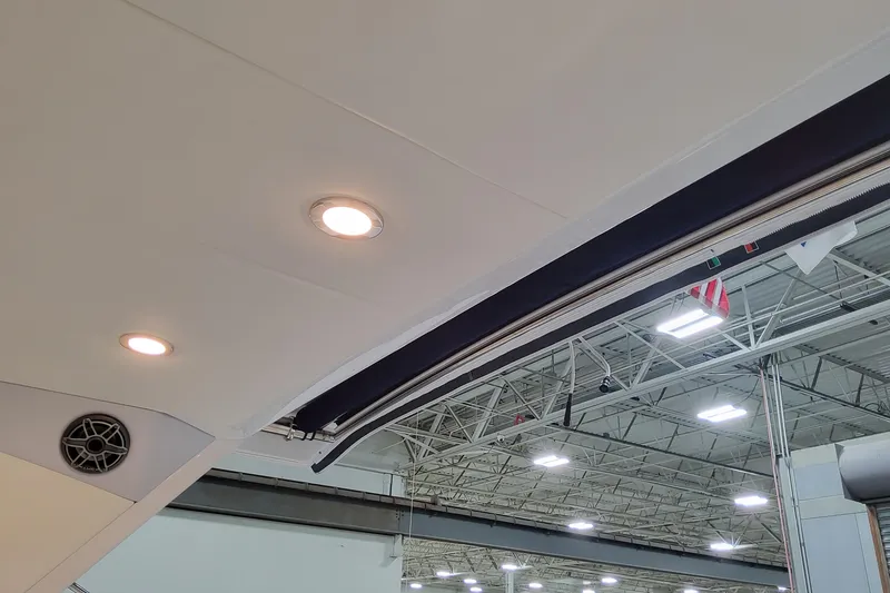 Slide: The Image of Interior view of 2026 Formula 400 Super Sport Crossover with ceiling lights and speaker. - 138