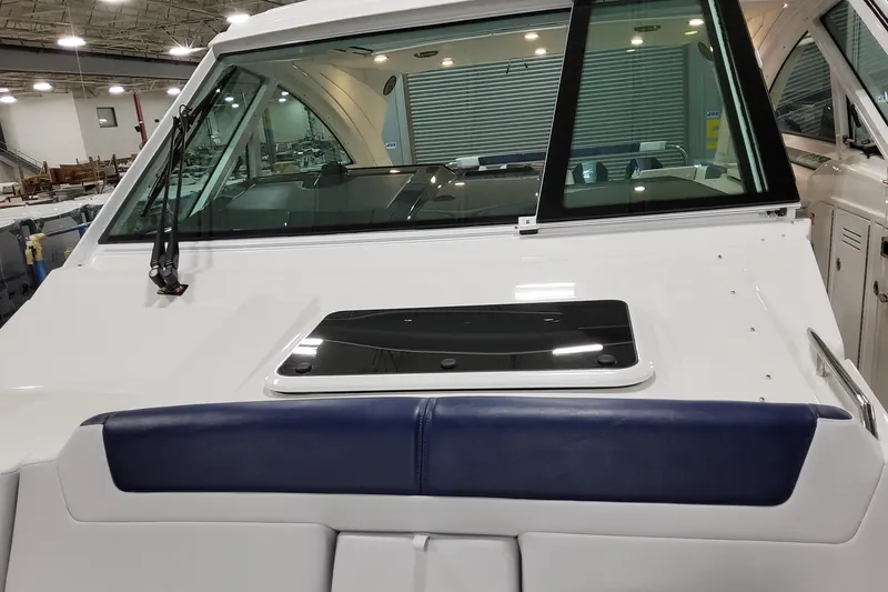 Slide: The Image of 2026 Formula 400 Super Sport Crossover boat interior with sleek design and modern features. - 42