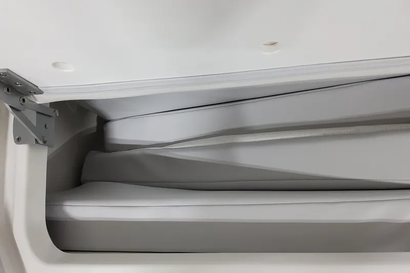 Slide: The Image of Storage compartment in 2026 Formula 400 Super Sport Crossover boat, featuring sleek design and cushioning. - 51