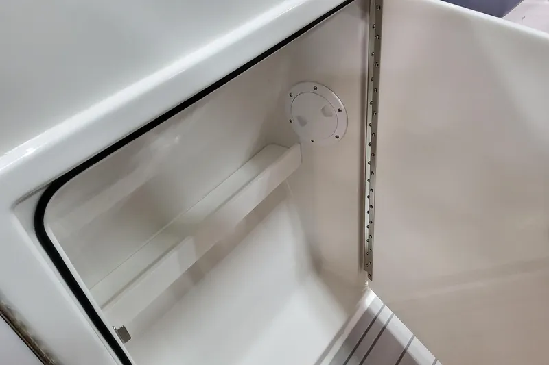 Slide: The Image of Interior storage compartment of 2026 Formula 400 Super Sport Crossover boat. - 57