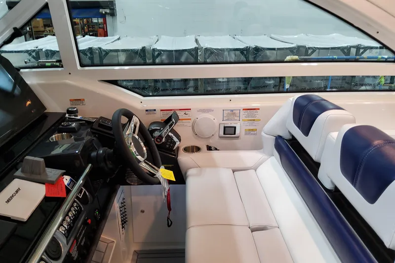 Slide: The Image of 2026 Formula 400 Super Sport Crossover cockpit with modern controls and luxurious seating. - 65