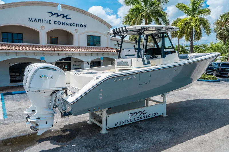 Slide: The Image of Cobia 305 Center Console 2026 - 2