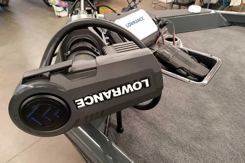 Slide: The Image of 2026 Ranger RT198P boat with Lowrance equipment, featuring advanced navigation technology. - 7