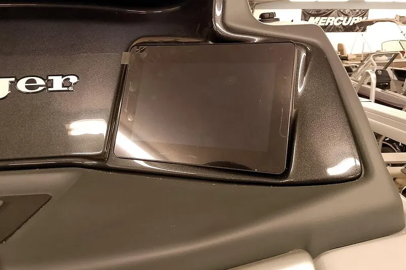 Slide: The Image of 2024 Ranger Reata 223C dashboard with integrated touchscreen display. - 15