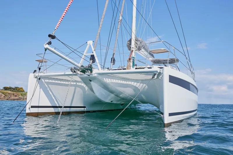 Slide: The Image of Modern kitchen on Privilege Signature 510 yacht, year 2025. - 12