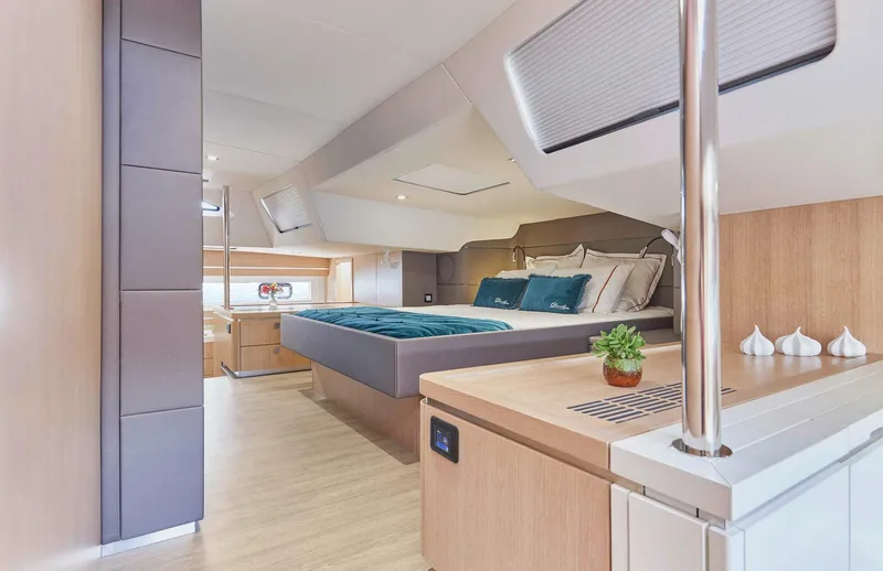 Slide: The Image of Luxurious bathroom in Privilege Signature 510 yacht, year 2025. - 34