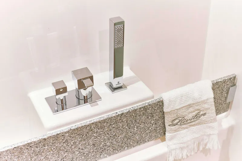 Slide: The Image of Luxurious shower in Privilege Signature 510 yacht, year 2025. - 45