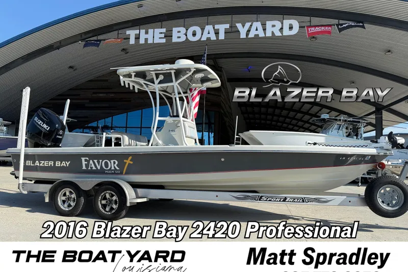 The Image of 2016 Blazer Bay 2420 Professional boat at The Boat Yard, Louisiana. - 1