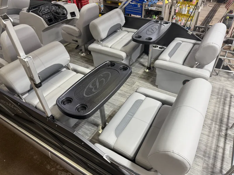 Slide: The Image of Bentley Pontoons Legacy 220 QSB Swingback & 4-Stroke EFI 2026 - 4