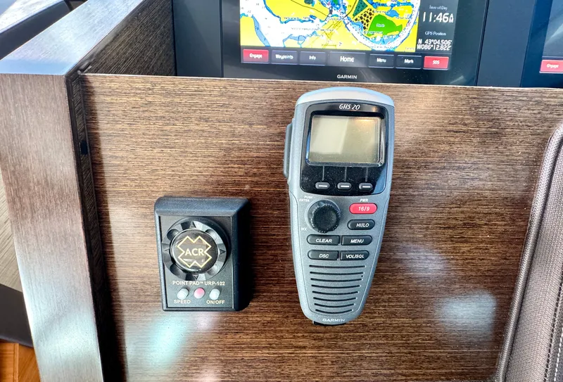Slide: The Image of Navigation Systems - ACR SpotLight Control & Garmin Wireless VHF Radio - 30
