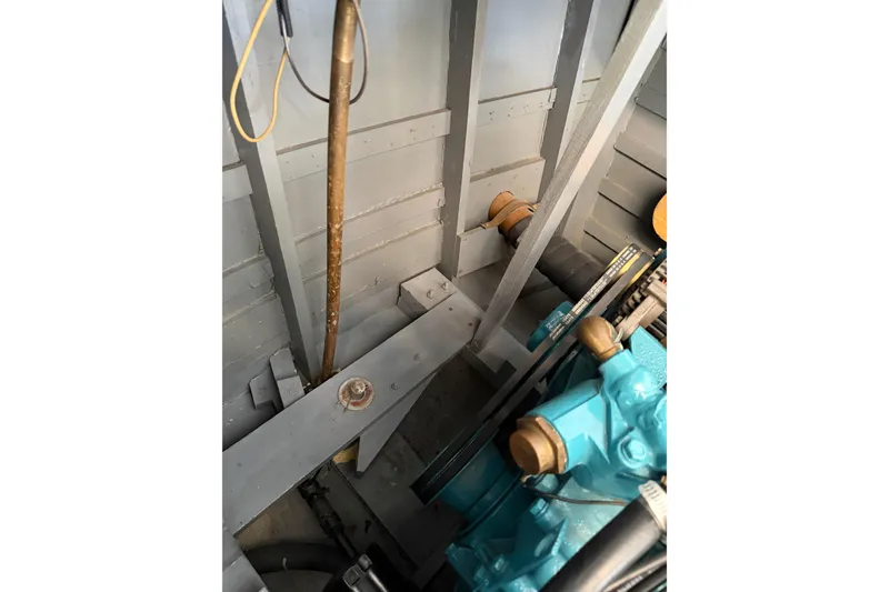 Slide: The Image of 1964 Shepherd 22 engine compartment with visible components and structural details. - 35