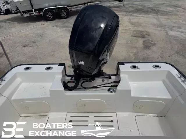 Slide: The Image of Boston Whaler 170 Montauk 2023 with outboard motor, Boaters Exchange. - 4