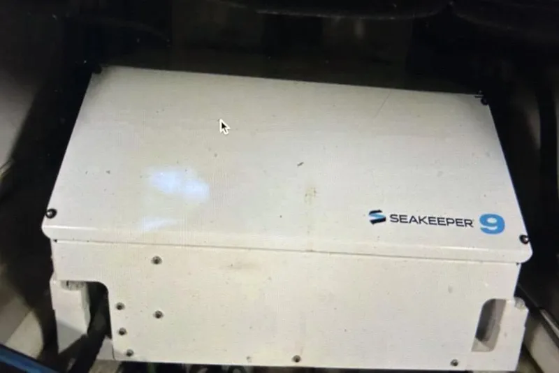 Slide: The Image of Seakeeper 9 gyroscope stabilizer in a 2018 Mussle Ridge 46 boat. - 11