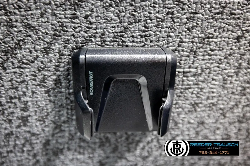 Slide: The Image of Black Scanstrut mount on Lund 1800 Explorer Sport 2026 boat interior. - 33