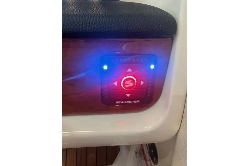 Slide: The Image of Control panel of 2024 Chris-Craft Launch 27 with Seakeeper stabilization system. - 20