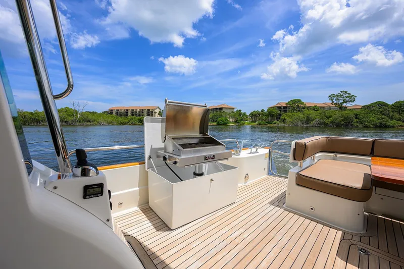 Slide: The Image of Sabre 66 SANDCRAB - Aft Deck Grill - 51