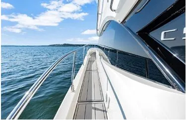 Slide: The Image of Carver Yachts 52 Command Bridge 2020 - 11