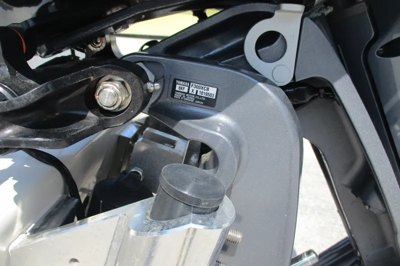 Slide: The Image of Close-up of Avenger AV26 2026 engine component with visible serial number. - 24