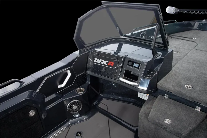 Slide: The Image of Manufacturer Provided Image: 2026 Skeeter WXR2060 F boat interior with sleek dashboard and modern controls. - 10