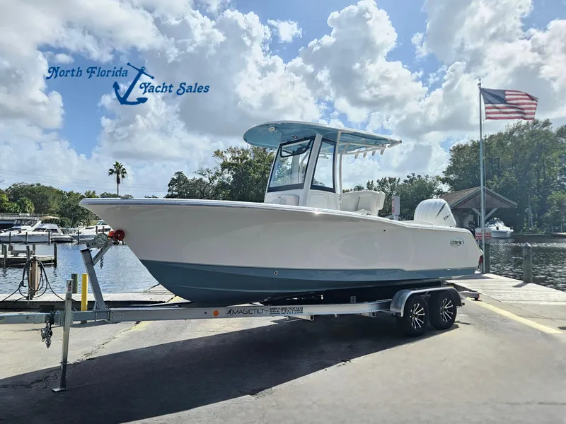 The Image of 2025 Sea Hunt Ultra 239 SE boat on trailer at North Florida Yacht Sales. - 0