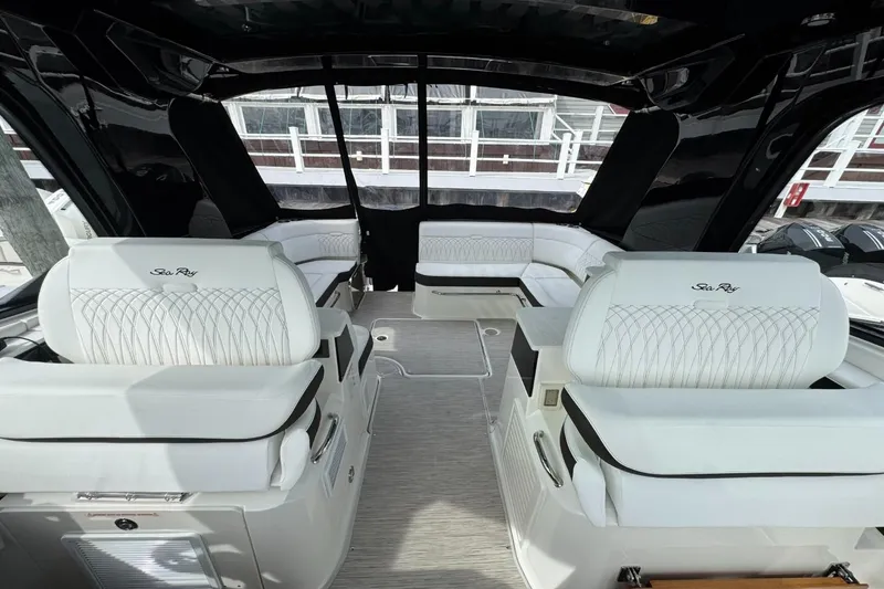 Slide: The Image of Sea Ray Sundancer 370 Outboard 2026 - 27