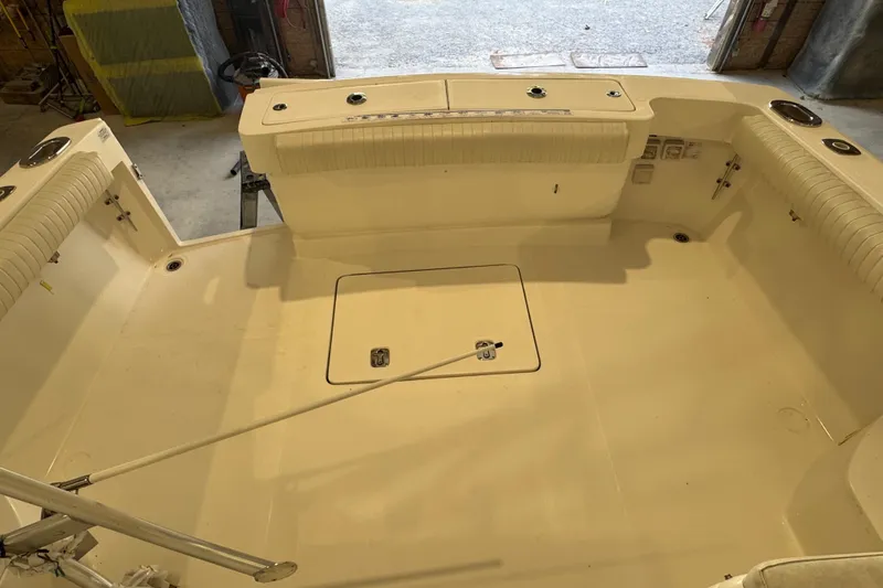 Slide: The Image of 2011 Luhrs 30 Open boat deck, spacious layout, clean and well-maintained. - 20