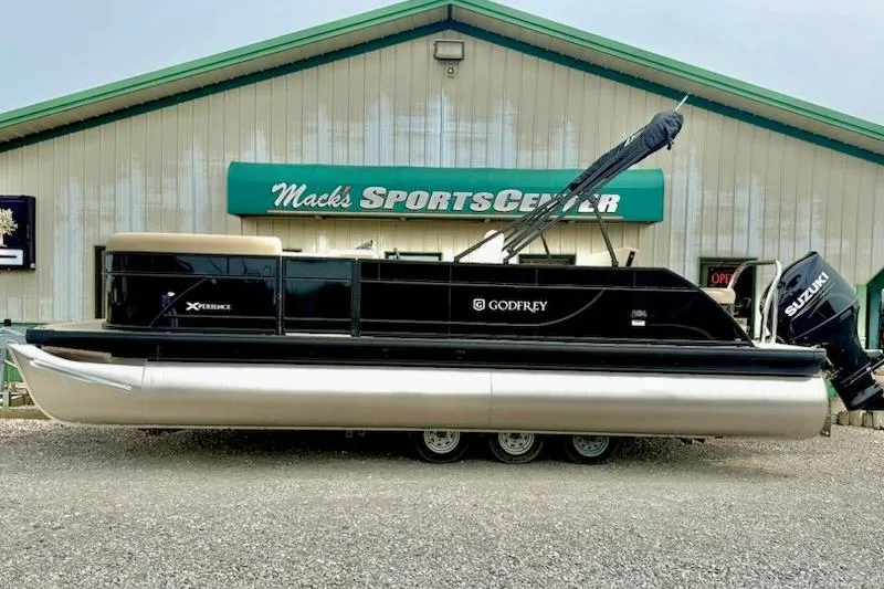 The Image of 2026 Godfrey Xperience EX2286SFLX pontoon boat at Mack's Sports Center. - 0