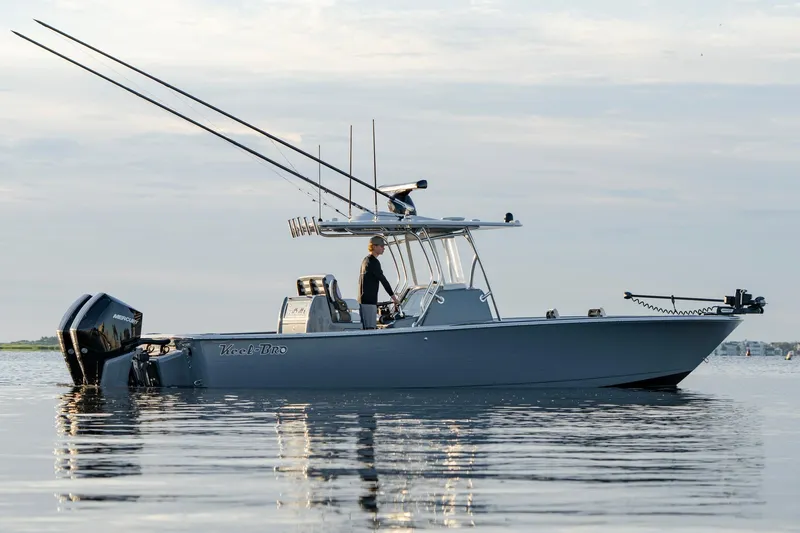The Image of 2024 Valhalla Boatworks V-29 Hybrid on calm water, side view. - 0