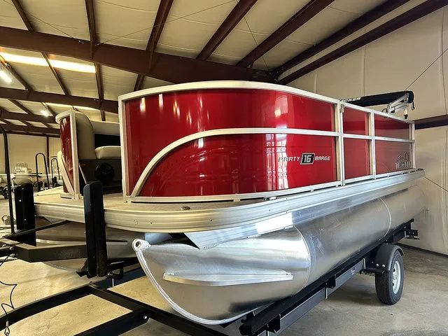 Slide: The Image of Sun Tracker Party Barge 16 DLX 2026 - 3