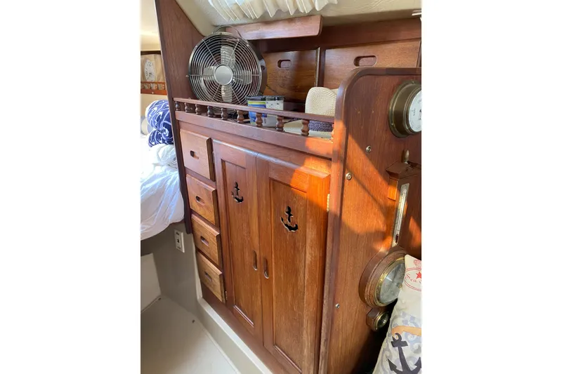 Slide: The Image of hanging closet opposite head - 13