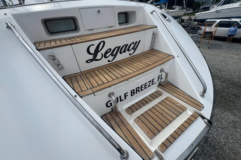 Slide: The Image of Stern view of 2012 Hylas 49CC yacht "Legacy" in Gulf Breeze, FL. - 196