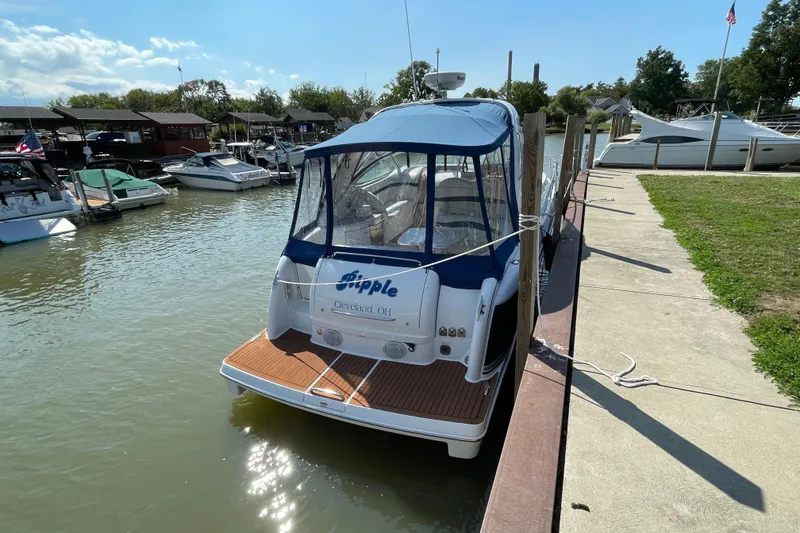 Slide: The Image of 2008 Formula 34 Performance Cruiser docked at marina, Cleveland, Ohio. - 4