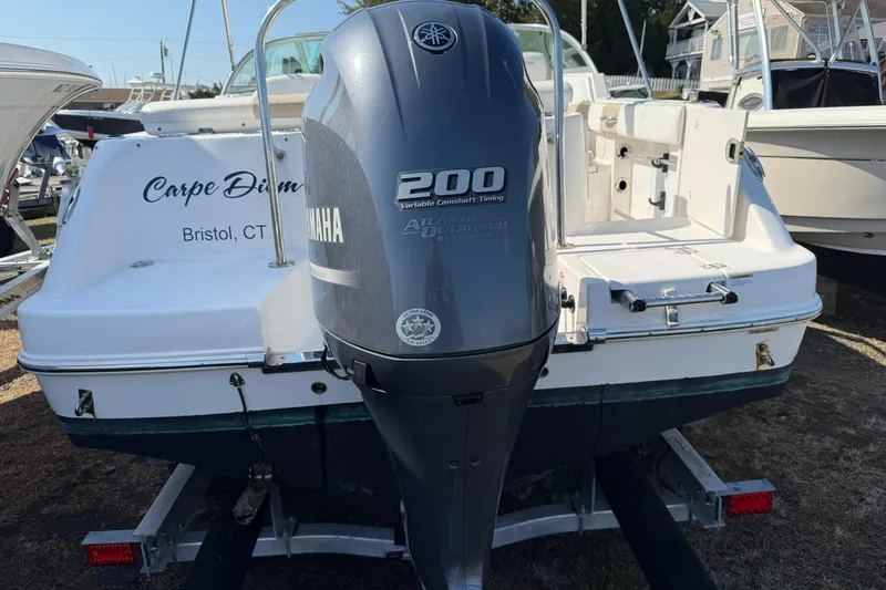 Slide: The Image of 2019 Robalo R227 Dual Console with Yamaha 200 engine, Bristol, CT. - 3