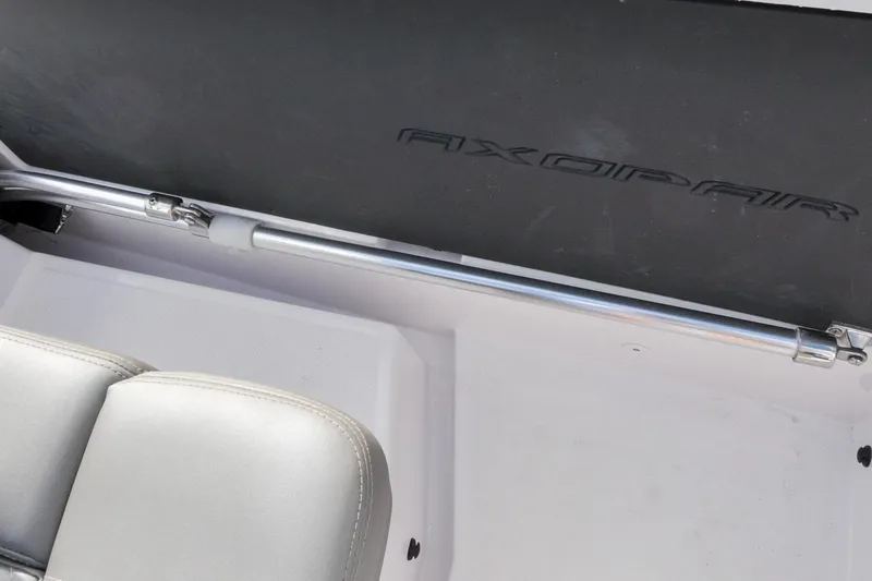 Slide: The Image of Axopar 24 HT - Cockpit - Bimini in Storage Boot - 20