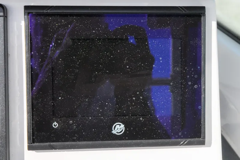 Slide: The Image of Axopar 24 HT - Bridge Deck - Pilot Station - Engine Data Display - 30