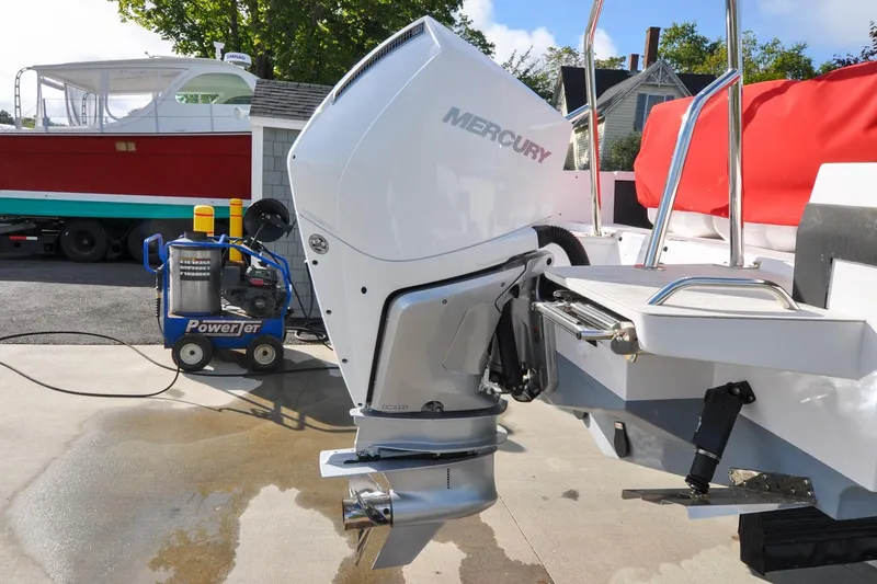 Slide: The Image of Axopar 24 HT - On Trailer - Outboard Engine - 7