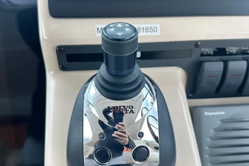 Slide: The Image of Control panel of a 2007 Tiara Yachts 3900 Sovran with Volvo Penta joystick. - 9