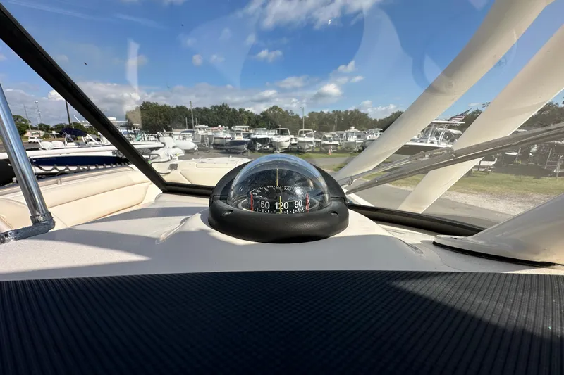 Slide: The Image of Fusion MS-NRX200i stereo system on 2016 Grady-White Freedom 275 boat dashboard. - 31