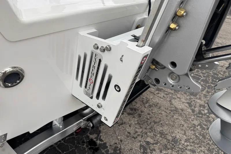 Slide: The Image of 2026 Blazer Bay 2440 boat with Extreme Jack plate detail. - 5